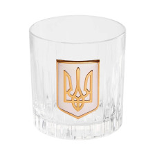Набор стаканов для виски "ТРИЗУБ" Boss Crystal 2шт. (B2TRY2XG) фото 3