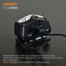 Налобний світлодіодний ліхтарик VIDEX VLF-H055D фото 11