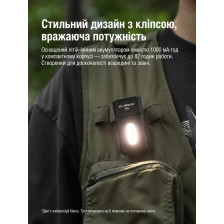 Фонарь с поворотной головой Klarus E8 1000 лм/1000 mAh. Green фото 8