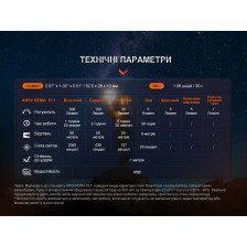 Фонарь наключный Fenix E03R V2.0 синий фото 14