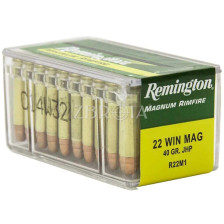 Патрон Remington кал. 22 WMR куля JHP, маса 2.6 гр/40 гран фото 2