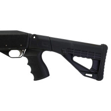 Телескопический приклад DLG Tactical TBS Solid (DLG-083) для помповых ружей Remington, Mossberg, Maverick (черный) фото 9