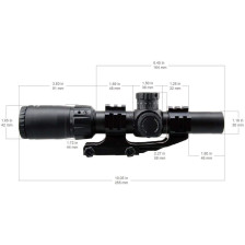 Оптичний приціл Vector Optics Mustang 1-4x24 FFP Illum фото 9