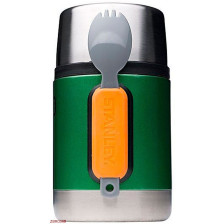 Термос для еды Stanley 0.5л зеленый (с ложкой) фото 4