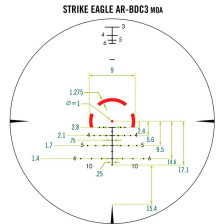 Прицел Vortex Strike Eagle 1-8x24 AR-BDC3 (MOA) фото 4