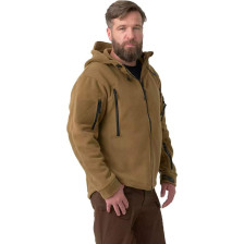 Флисовая кофта Helikon Patriot Fleece - Heavy Fleece (размер - XL, цвет - Coyote) фото 2