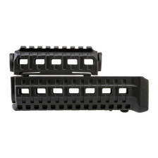 Цевье DLG Tactical (DLG-133) для АК-47/74 c 1-ой планкой Picatinny + слоты M-LOK (полимер) черное фото 3