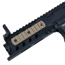 Планка DLG Tactical (DLG-112) для M-LOK, профіль Picatinny/Weaver (9 слотів) койот фото 2