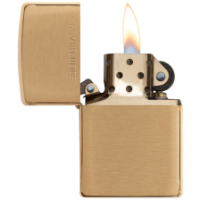 Запальничка ZIPPO 204 Br Fin Solid Brass фото 3