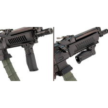 Передняя рукоятка DLG Tactical (DLG-048) складная на Picatinny (полимер) олива фото 3