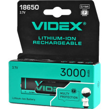 Аккумулятор Videx Li-Ion 18650-P 3000mAh фото 2