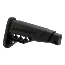 Телескопический приклад DLG Tactical TBS Utility (DLG-081) для помповых ружей Remington, Mossberg, Maverick (черный) с патронташем фото 8