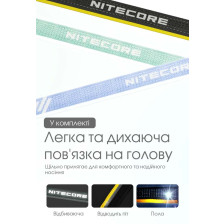 Ліхтар налобний Nitecore HA23 UHE фото 17