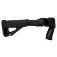 Телескопический приклад DLG Tactical TBS Solid (DLG-083) для помповых ружей Remington, Mossberg, Maverick (черный) фото 3