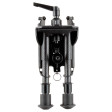 Сошки Vector Optics Carbon Fiber Swivel Bipod на антабку (высота 15.2 - 22.9 см) с переходником на Weaver/Picatinny фото 3
