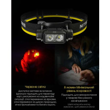 Ліхтар налобний Nitecore NU40 фото 15