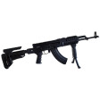 Приклад DLG TBS Tactical PCP (Mil-Spec) с регулируемой щекой, черный фото 3