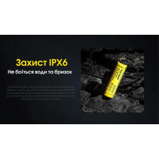 Акумулятор літієвий Nitecore NL2160HP Li-Ion 21700 (6000mAh) фото 13