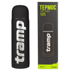 Термос TRAMP Soft Touch 1,2 л Black фото 3