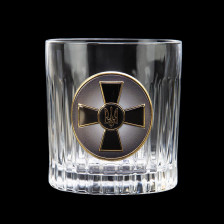 Набір склянок для віскі "АРМІЙСЬКИЙ" Boss Crystal, 2 шт. (B2VSU2XGD) фото 3