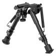 Сошки Buvele Carbon Bipod на антабку (высота 15.2 - 22.9 см) с переходником на Weaver/Picatinny фото 2