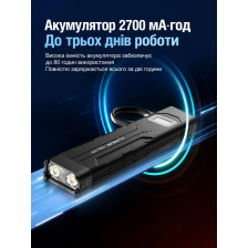 Ультратонкий фонарь Klarus FlatTac X1 4200 лм/2700 mAh. Black фото 16