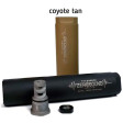 Глушитель Zero Sound TITANium Brake кал. 223 - 6,5 Creedmoor. Резьба 1/2"-28 UNEF. Цвет - Coyote tan фото 2