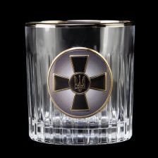 Набор стаканов для виски "Сухопутные войска ВСУ" Boss Crystal, 6 шт. (B6SUH2PGD) фото 3