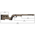 Ложа MDT XRS Black для Ruger American SA фото 7