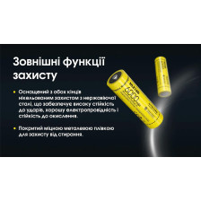 Акумулятор літієвий Nitecore NL2160 Li-Ion 21700 3.6V (6000mAh) фото 10