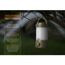 Фонарь кемпинговый Fenix CL26R Pro тёмно-зелёный фото 8