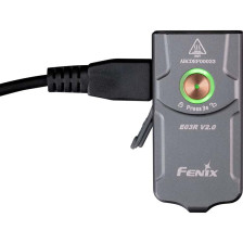 Фонарь наключный Fenix E03R V2.0 серый фото 5