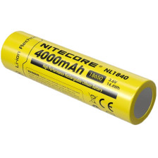 Акумулятор літієвий Nitecore NL1840 Li-Ion 18650 3.6V (4000mAh) фото 3