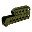 Цевье DLG Tactical (DLG-133) для АК-47/74 c 1-ой планкой Picatinny + слоты M-LOK (полимер) олива фото 3