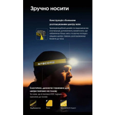 Ліхтар налобний Nitecore NU27 MCT чорний фото 16