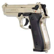 Шумовий пістолет Bruni 92 Nickel кал. 9 мм фото 2