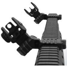 Мушка и целик DLG Tactical (DLG-184) Offset Sights Low Profile 45 на Picatinny фото 2