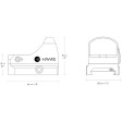 Коллиматорный прицел Hawke Micro Reflex Sight 3MOA фото 4