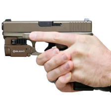 Фонарь Olight Baldr Mini green laser. Цвет - desert tan фото 12