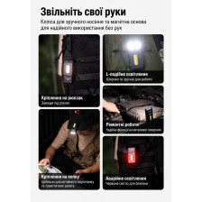 Фонарь с поворотной головой Klarus E8 1000 лм/1000 mAh. Green фото 18