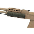 Защитная накладка DLG Tactical (DLG-062) 15 см на планку Picatinny (полимер) олива фото 2