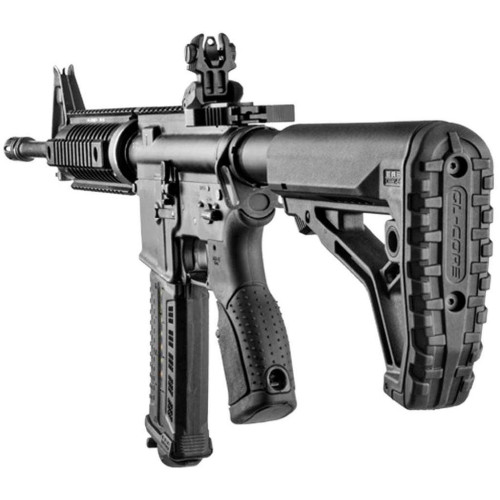 Приклад FAB Defense GL-CORE без трубы (полимер) черный фото 6