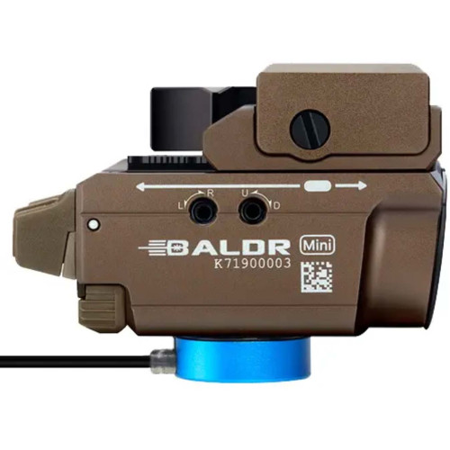 Фонарь Olight Baldr Mini green laser. Цвет - desert tan фото 5