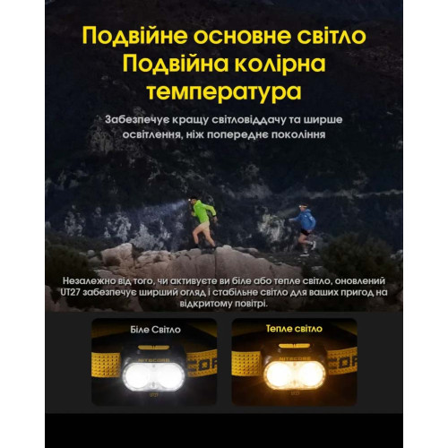 Ліхтар Nitecore UT27 чорний фото 22
