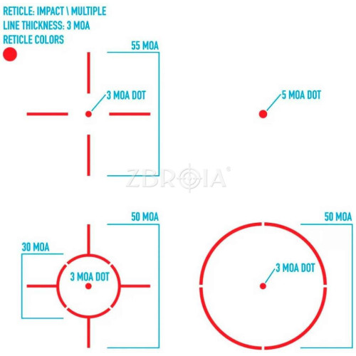 Коліматорний приціл Firefield Impact XL Reflex Sight фото 7