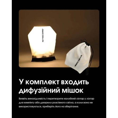 Ліхтар Nitecore UT27 чорний фото 14