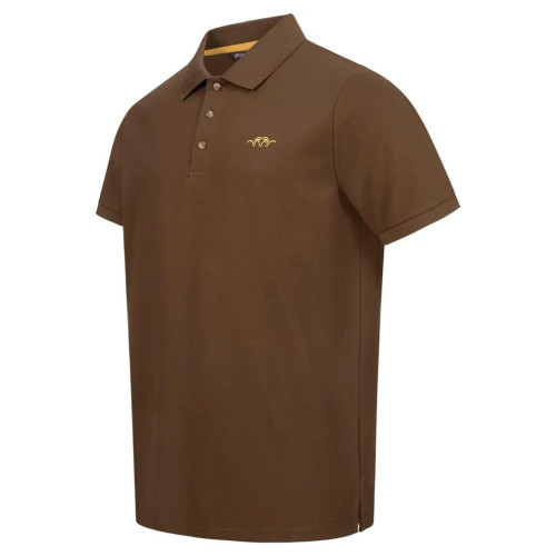 Тениска поло Blaser Active Outfits Solid Polo Shirt (2XL, Коричневый) фото 2
