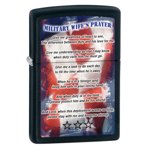 Запальничка ZIPPO 28315 Military Wifes Prayer фото
