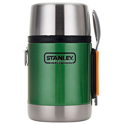 Термос для еды Stanley 0.5л зеленый (с ложкой) фото