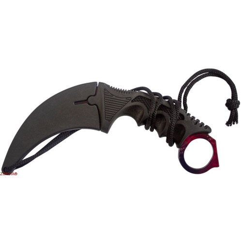 Нож CS GO Karambit Night Sakura Red фото 3